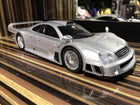 GT Spirit Mercedes-Benz CLK GTR Model Car 1:18 Resin Silver - detailed collector display model