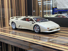AutoArt Lamborghini Diablo SE30 JOTA White 1:18 Diecast Model Car - detailed collector display model