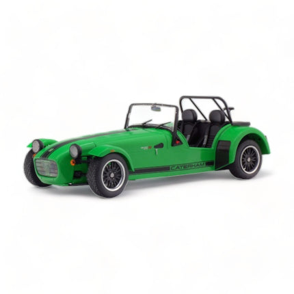1/18 Diecast Caterham Seven 275R Green Solido Scale Model Car - detailed collector display model