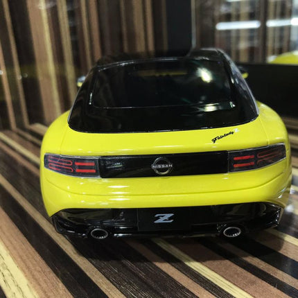 Nissan Fairlady Z Prototype GT Spirit 1:18 Yellow Resin Model Car - collectible scale model car