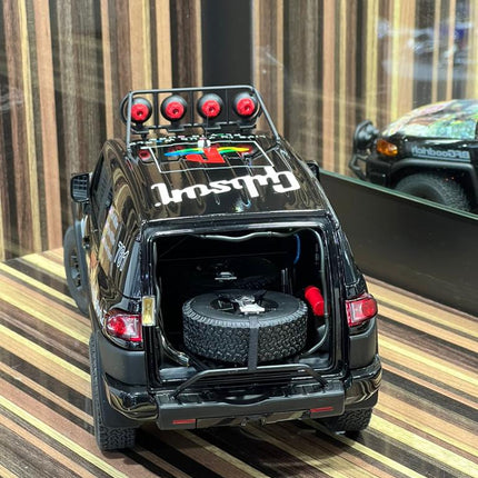 AutoArt Toyota FJ Cruiser Black 1:18 Diecast Model Car - detailed die-cast style model