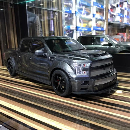 GT Spirit 1:18 Ford F-150 Shelby Grey Resin Model Car - detailed collector display model