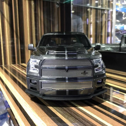 GT Spirit 1:18 Ford F-150 Shelby Grey Resin Model Car - premium collector scale model