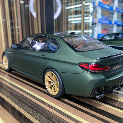 GT Spirit 1:18 BMW M5 Competition Green Resin Scale Model Car - fine detailed model replica