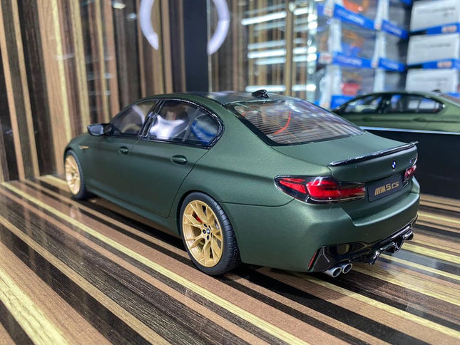 GT Spirit 1:18 BMW M5 Competition Green Resin Scale Model Car - fine detailed model replica
