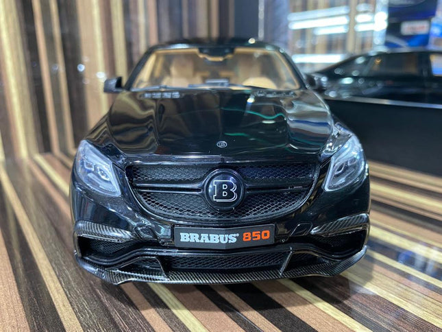 GT Spirit 1:18 Resin Mercedes-Benz Brabus 850 Black Diecast Model Car - studio product photo of the scale model