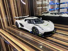 Koenigsegg Jesko GT Spirit 1:18 White Resin Model Car - detailed collector display model