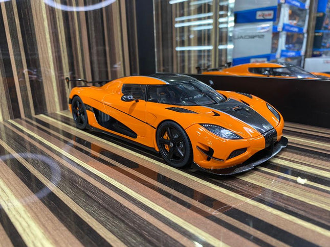 AutoArt Koenigsegg Agera RS Orange 1:18 Diecast Model Car - detailed collector display model