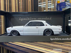 Ignition Model 1/18 Nissan Skyline 2000 GT-R Resin White Model Car - detailed collector display model
