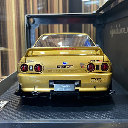 Ignition Model 1:18 Nissan Skyline GT-R R32 Gold Resin Model Car - fine detailed model replica