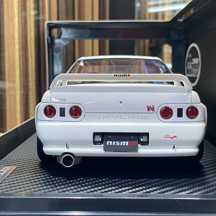 Ignition Model 1/18 Nissan Skyline GT-R R32 White Resin Model Car - fine detailed model replica