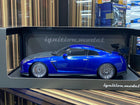 Ignition Model 1/18 Nissan GT-R R35 Blue Resin Model Car - detailed collector display model