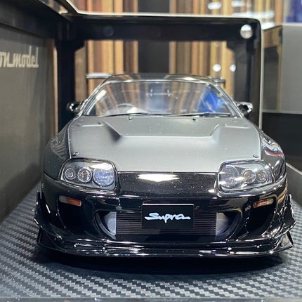 Ignition Model 1/18 Toyota Supra MK4 Resin Scale Model Black - collectible scale model car