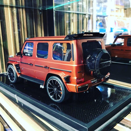 MotorHelix 1:18 Mercedes-Benz Brabus G800 G-Class 2019 Bronze Resin Model - fine detailed model replica