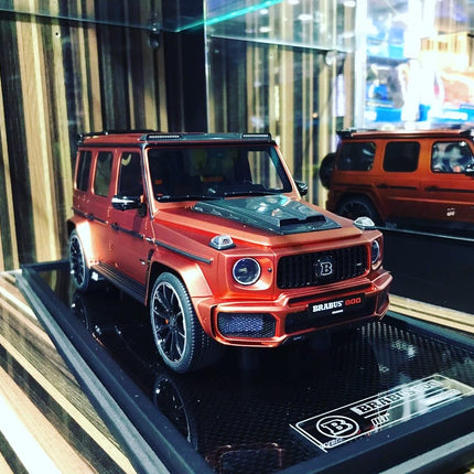 MotorHelix 1:18 Mercedes-Benz Brabus G800 G-Class 2019 Bronze Resin Model - studio product photo of the scale model