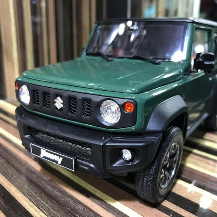 LCD Model Suzuki Jimny Dark Green 1:18 Diecast Model Car - detailed collector display model