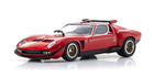 Red Lamborghini Miura SVR 1:43 diecast model car, side view with detailed features