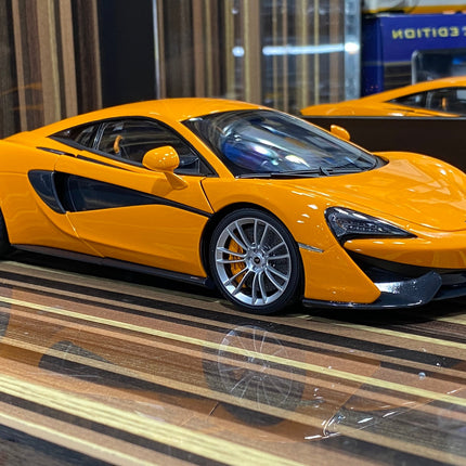 AutoArt McLaren 570S Orange 1:18 Diecast Model Car - detailed collector display model