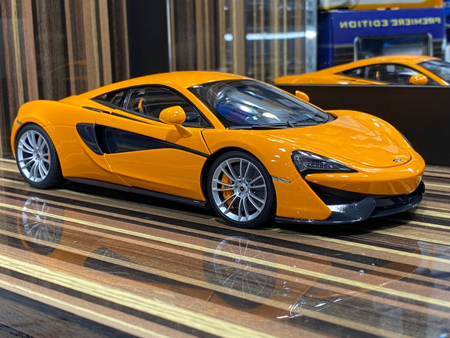 AutoArt McLaren 570S Orange 1:18 Diecast Model Car - detailed collector display model