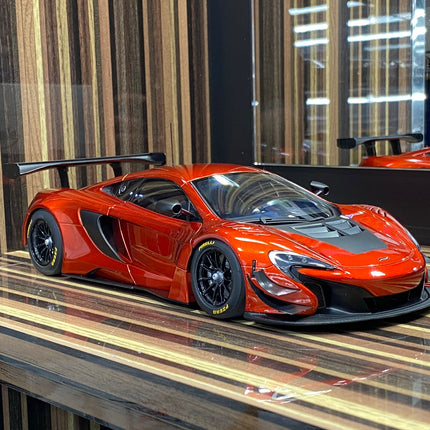 AutoArt McLaren 650S GT3 Orange 1:18 Diecast Model Car - detailed collector display model