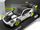 Porsche 911 GT3 RS 992 Porsche Experience Center Hockenheim 1:43 Spark – Silver / Acid Green - view 1