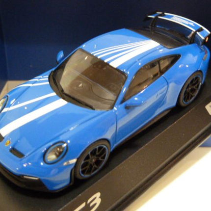 Porsche 911 GT3 992 Porsche Experience Center Franciacorta 1:43 Minichamps – Shark Blue - view 1
