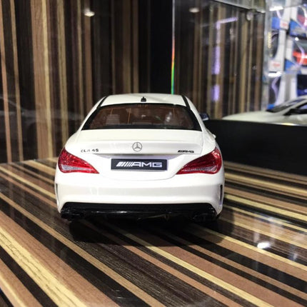 GT Spirit Mercedes-Benz CLA 45 1:18 Resin Model Car White - studio product photo of the scale model