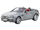 Minichamps Mercedes-Benz SLK R172 2011 Palladium Silver Metallic 1:18 scale model car, official Mercedes-Benz dealer edition product photo, article B66960512