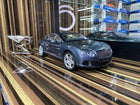 Minichamps 1/18 Bentley Continental GT 2015 Diecast Model Steel Blue - detailed collector display model