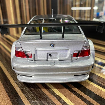 Minichamps BMW M3 GTR 2001 1:18 Silver Diecast Model - collectible scale model car