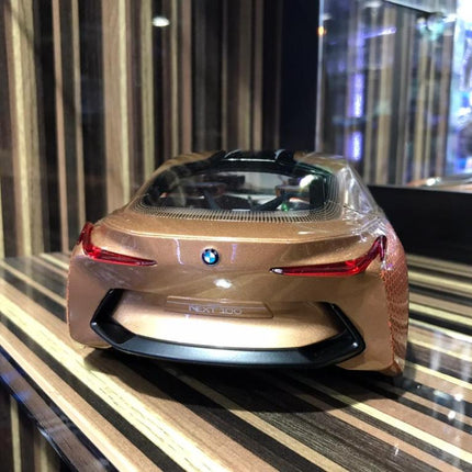 Minichamps 1/18 Resin BMW Vision Next 100 Bronze Orange - collectible scale model car