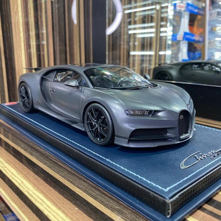 Bugatti Chiron Sport 1:18 Carbon Resin Diecast Model Car by MR - detailed collector display model