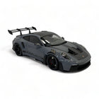 Minichamps 1/18 Porsche 911 GT3 RS Diecast Model Car Grey/Carbon - detailed collector display model
