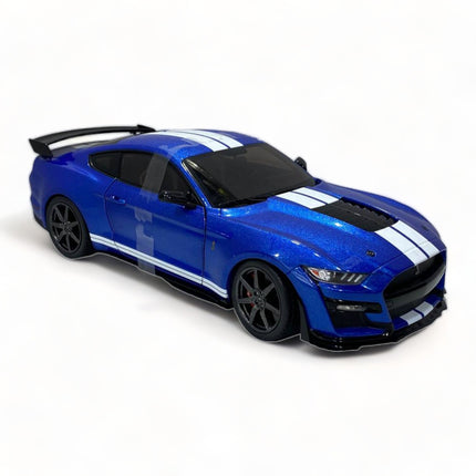 Solido Ford Shelby GT500 1/18 Diecast Model Car Striking Blue - detailed collector display model