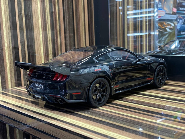 1/18 Diecast Ford Mustang Shelby GT500 Dragon Snake Black GT Spirit Model Car - studio product photo of the scale model