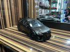 Minichamps Ford Focus RS500 1/18 Diecast Model All Opening Matt Black - detailed collector display model