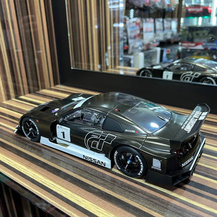 AutoArt Nissan GT-R GT500 Stealth Black Carbon 1:18 Diecast Model Car - premium collector scale model