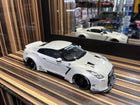 GT Spirit Nissan GTR R35 LBWK - 1/18 Resin Model, Not Opening - White - detailed collector display model
