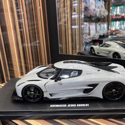 GT Spirit Koenigsegg Jesko Absolut 1/18 Resin Model Grey - collectible scale model car