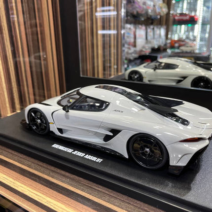 GT Spirit Koenigsegg Jesko Absolut 1/18 Resin Model Grey - premium collector scale model