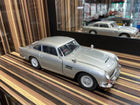 Solido Aston Martin DB5 - 1/18 Diecast Model, Partial Opening - Silver - detailed collector display model