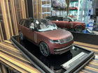 MotorHelix Range Rover - 1/18 Resin Model, No Opening - Matt Dark Red - detailed collector display model