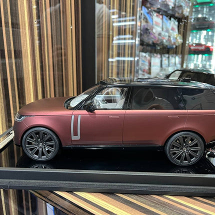 MotorHelix Range Rover - 1/18 Resin Model, No Opening - Matt Dark Red - fine detailed model replica