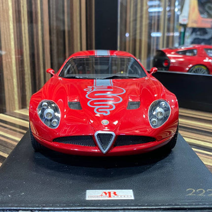MR Collection Alfa Romeo TZ3 Corsa Zagato 1/18 Red Limited Edition - collector edition scale model