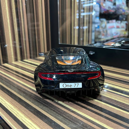 AutoArt Aston Martin One-77 Black 1:18 Diecast Model Car - detailed die-cast style model