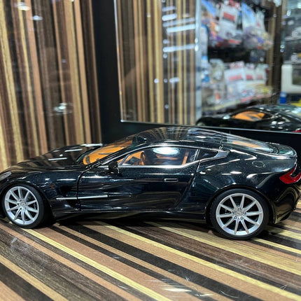 AutoArt Aston Martin One-77 Black 1:18 Diecast Model Car - fine detailed model replica