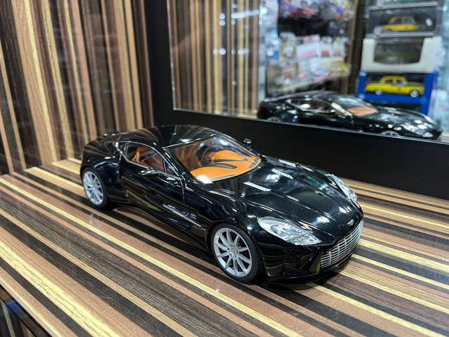 AutoArt Aston Martin One-77 Black 1:18 Diecast Model Car - detailed collector display model
