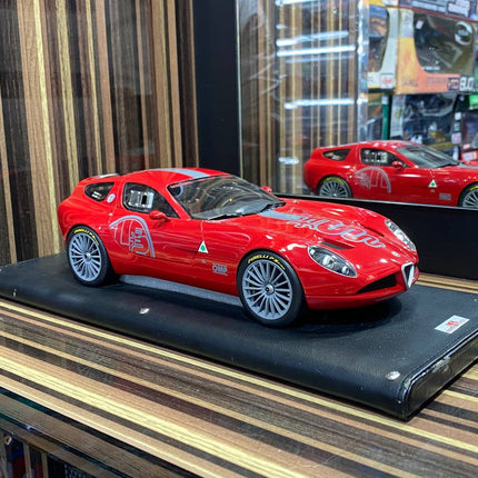 MR Collection Alfa Romeo TZ3 Corsa Zagato 1/18 Red Limited Edition - detailed die-cast style model