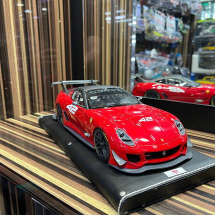 MR Collection Ferrari 599XX - 1/18 Resin Model - Red - studio product photo of the scale model