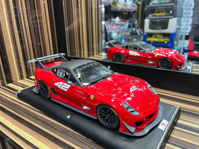 MR Collection Ferrari 599XX - 1/18 Resin Model - Red - detailed collector display model